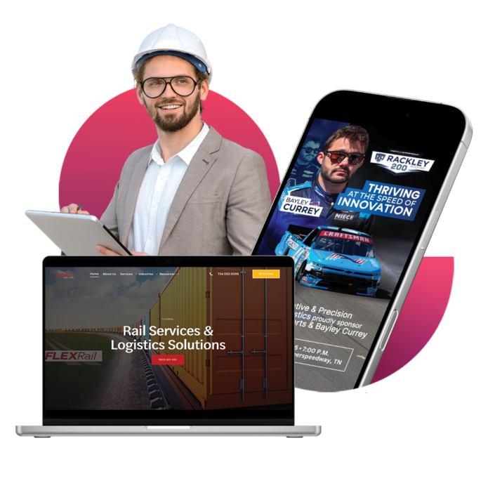 Transportation Logistics Marketing graphics